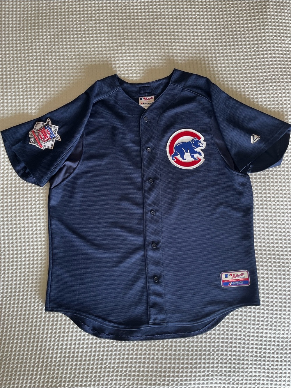 Vintage 90s Majestic Chicago Cubs Mesh Baseball Jersey Made in the USA